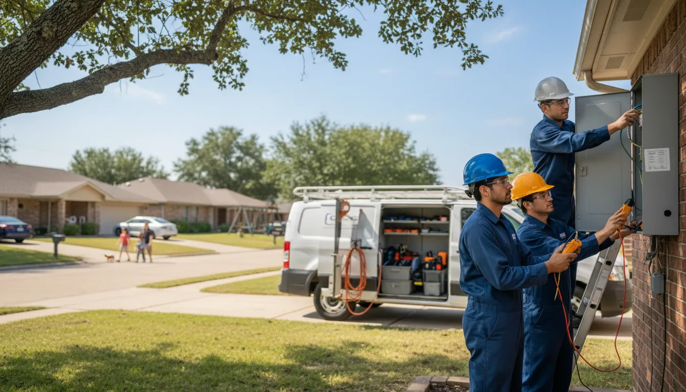 Certified electrician providing emergency electrical services in Tyner, NC